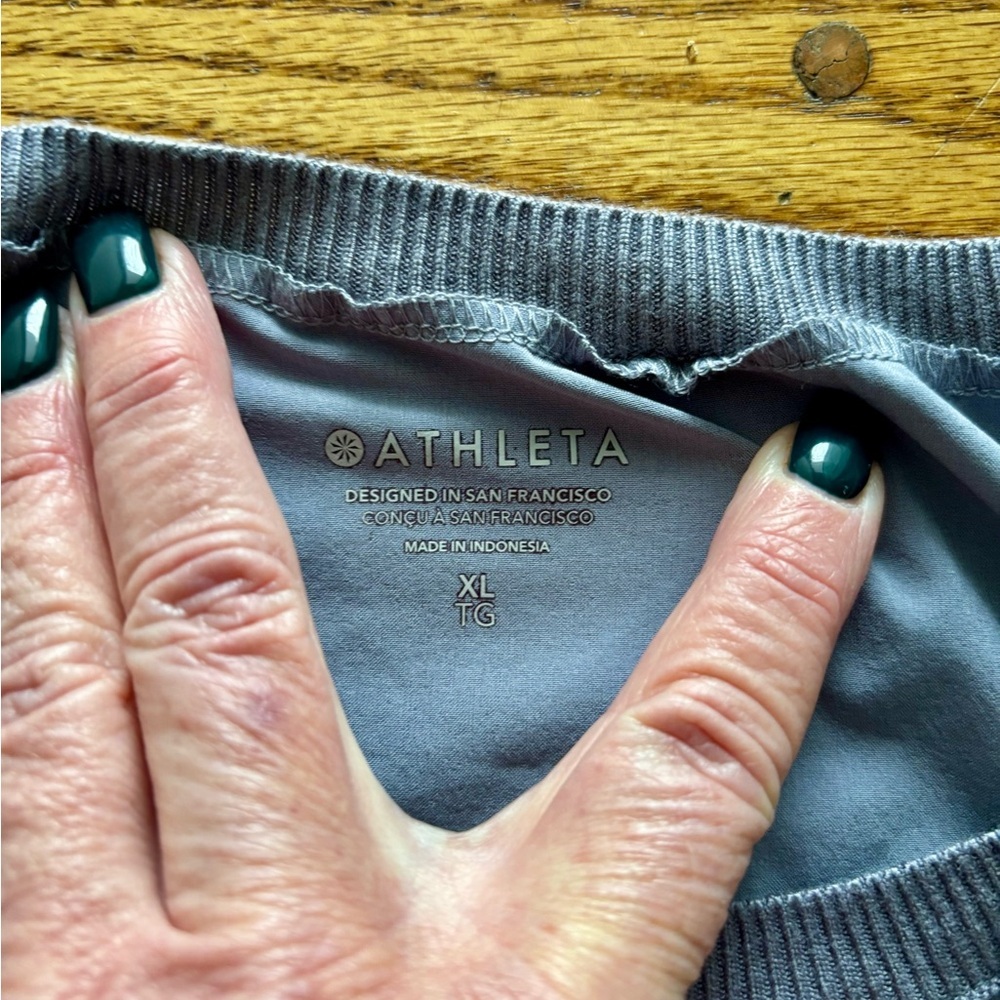 Athleta Rincon Dress - Gray Blue - XL Tall - Picture 2 of 9